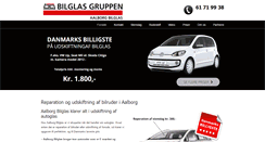 Desktop Screenshot of aalborgbilglas.dk